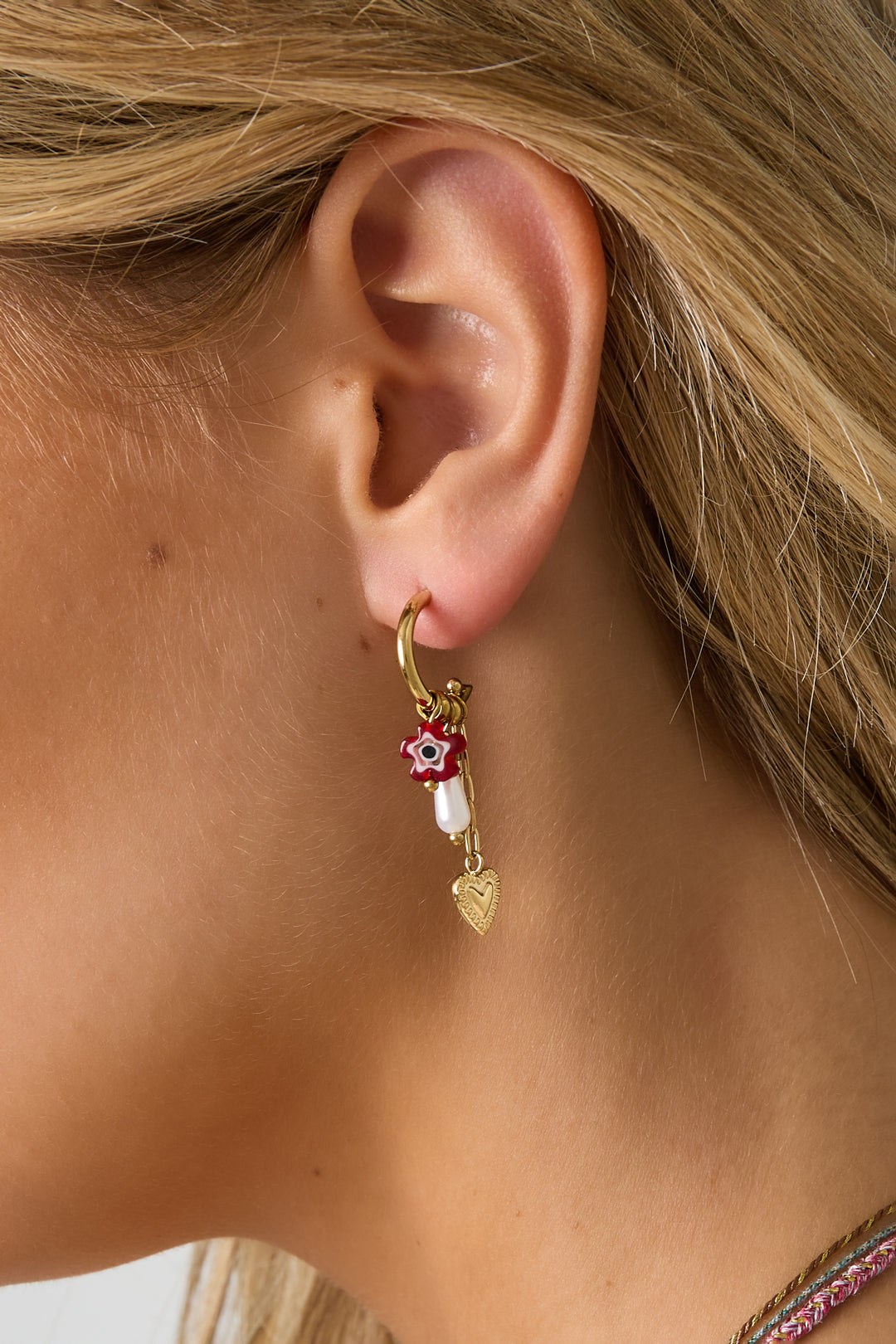 Oorbellen met hartje