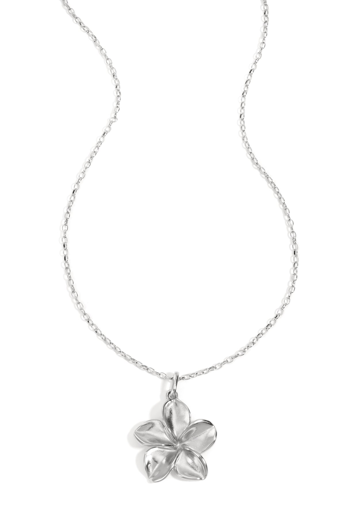 Ketting met bloem hanger – middellang