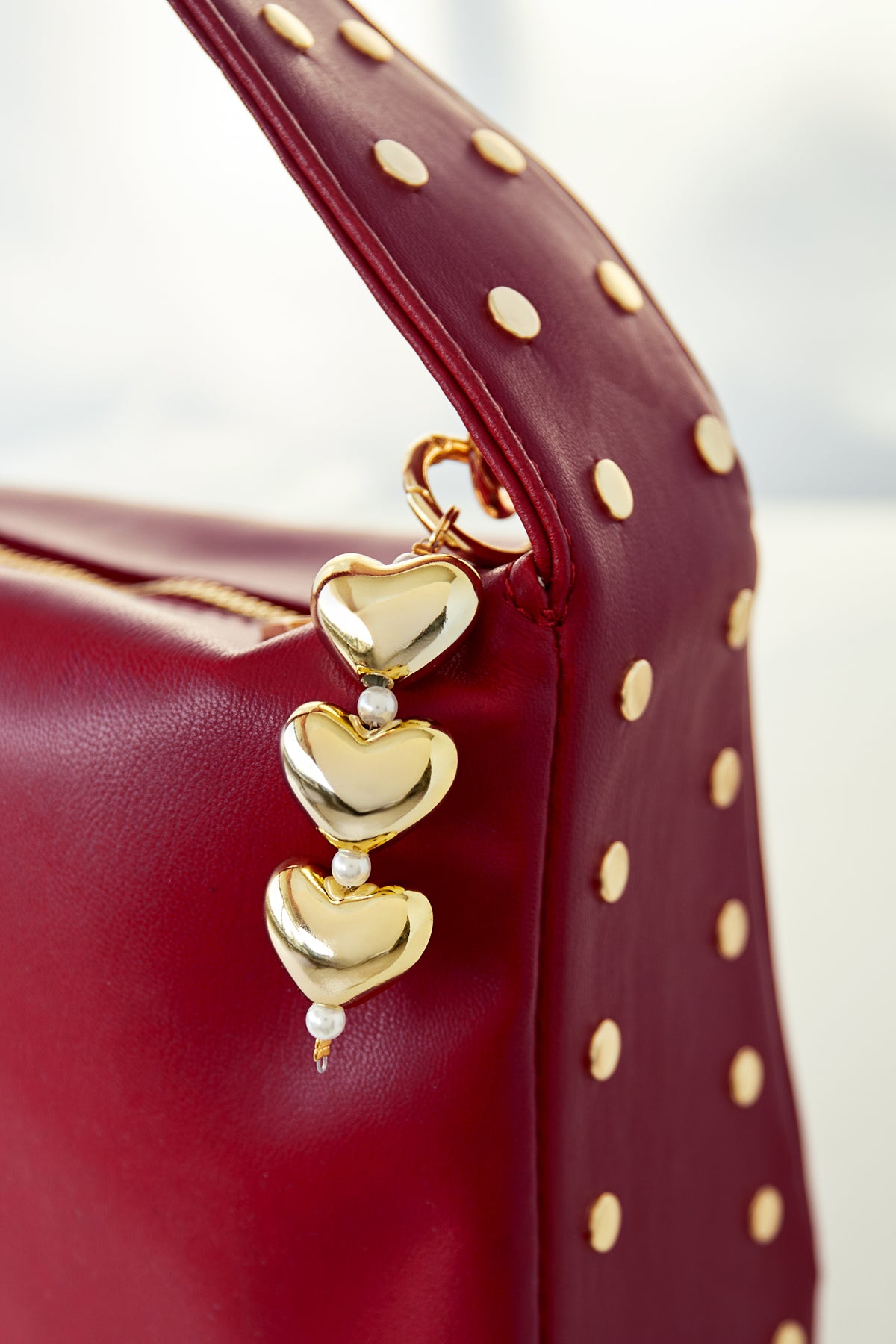 Hanger hartjes en parels