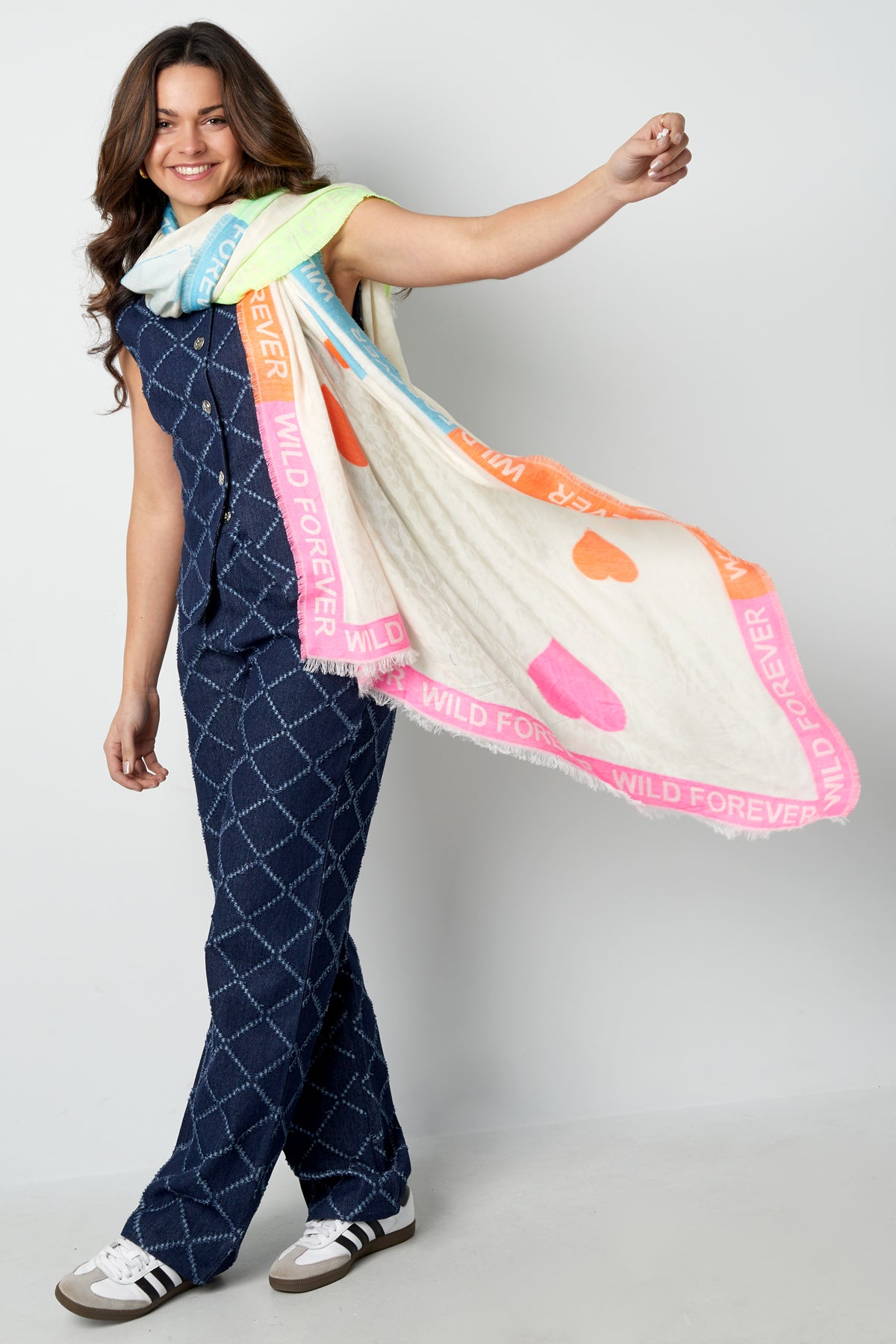 Dames sjaal verschillende kleuren