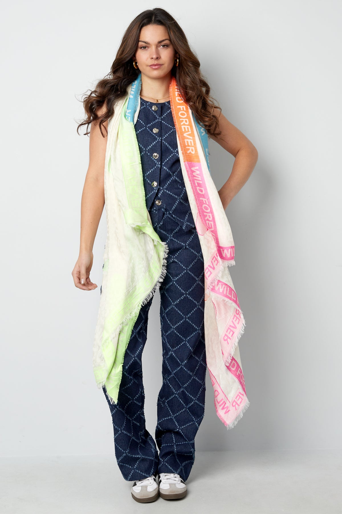 Dames sjaal verschillende kleuren