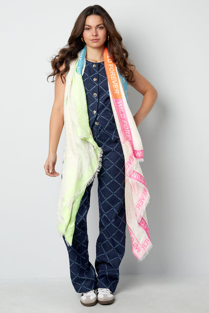 Dames sjaal verschillende kleuren