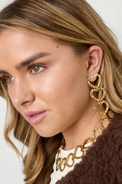 Hartvormige oorhangers