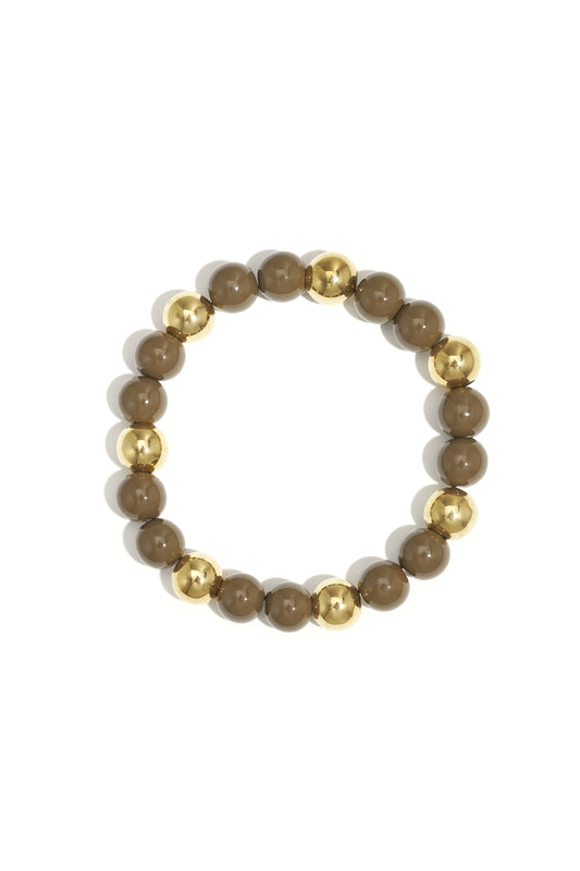 Armband met acrylkralen – 10 mm