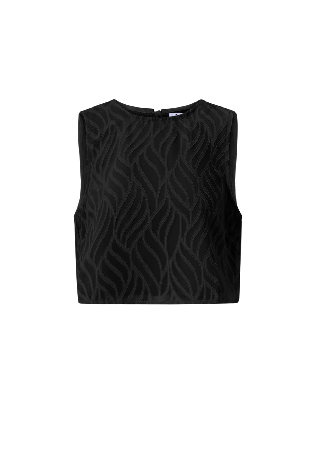 Woven Polyester Fiber Women's Sleeveless Tops Elegant Botanical 2-piece Set