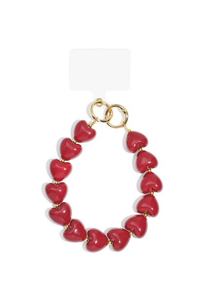 Classy heart phone cord