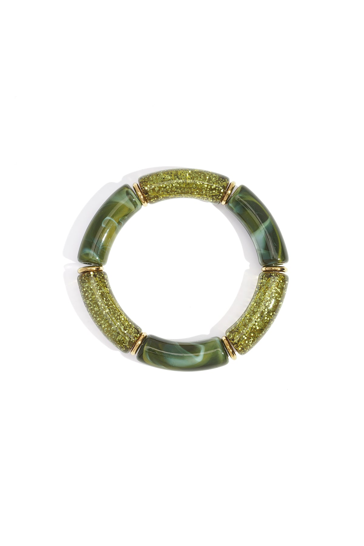 Acrylic kralenarmband retro style