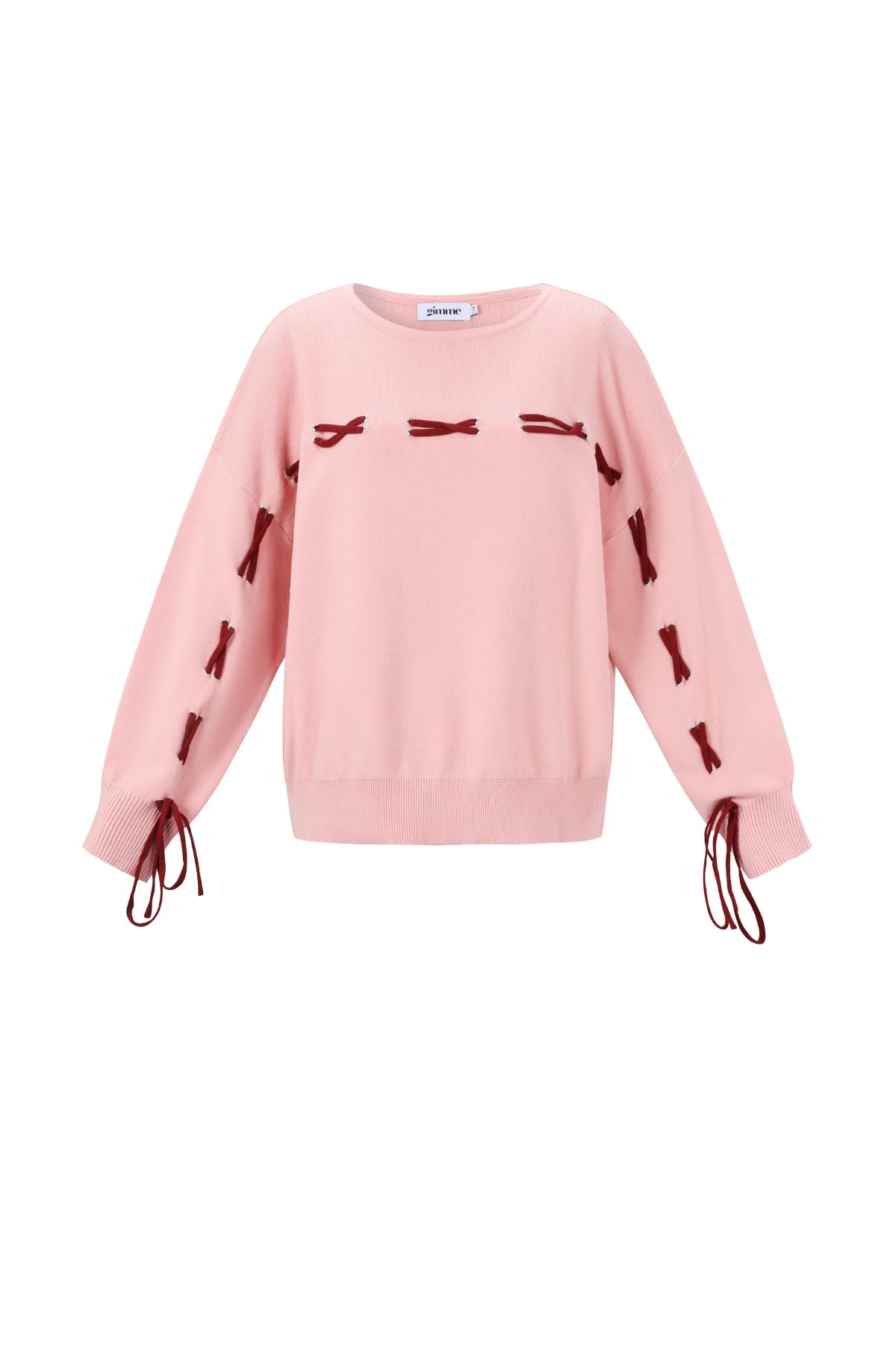 Knitted Viscose Women's Sweater Casual Color Clash