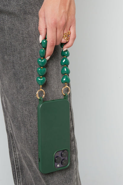 Classy heart phone cord