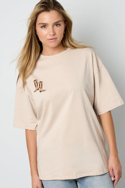 Cotton Knitted Women's T-shirt Casual Cartoon