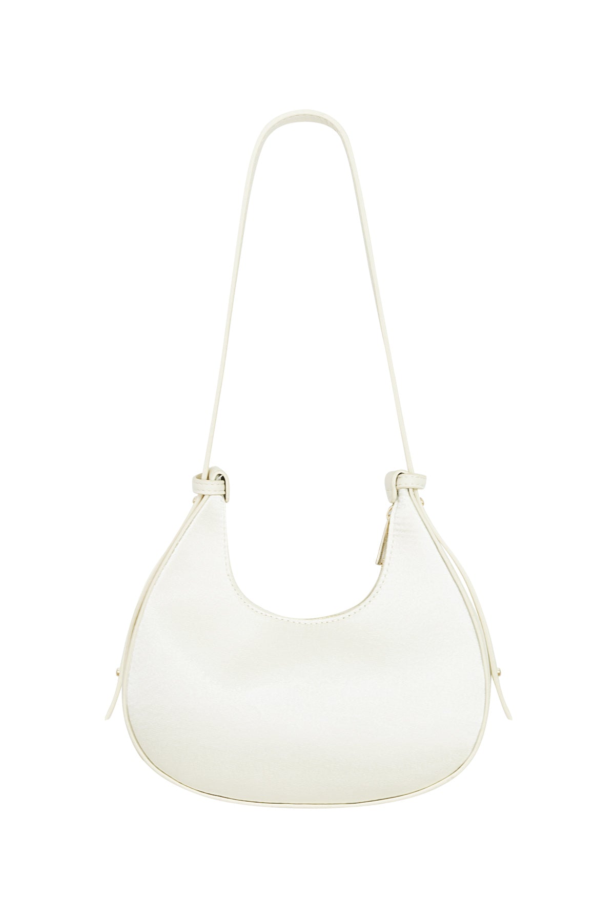 Croissant tas witte glitters