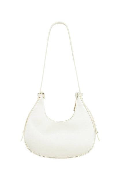 Croissant tas witte glitters