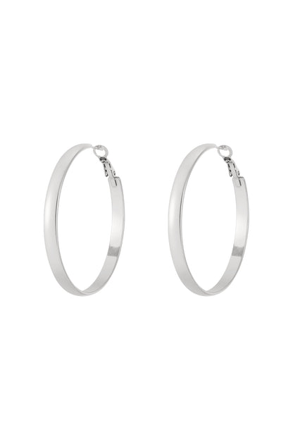 Basic creolen – brede hoops M