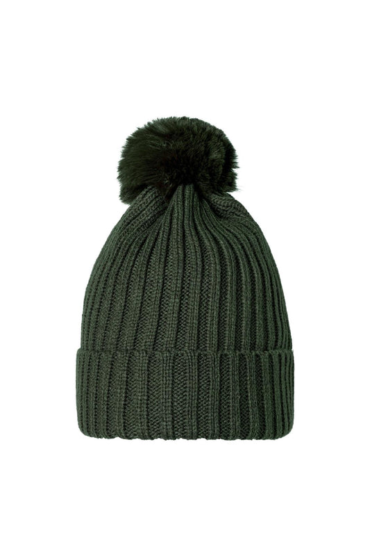 Beanie Furry Pompon muts