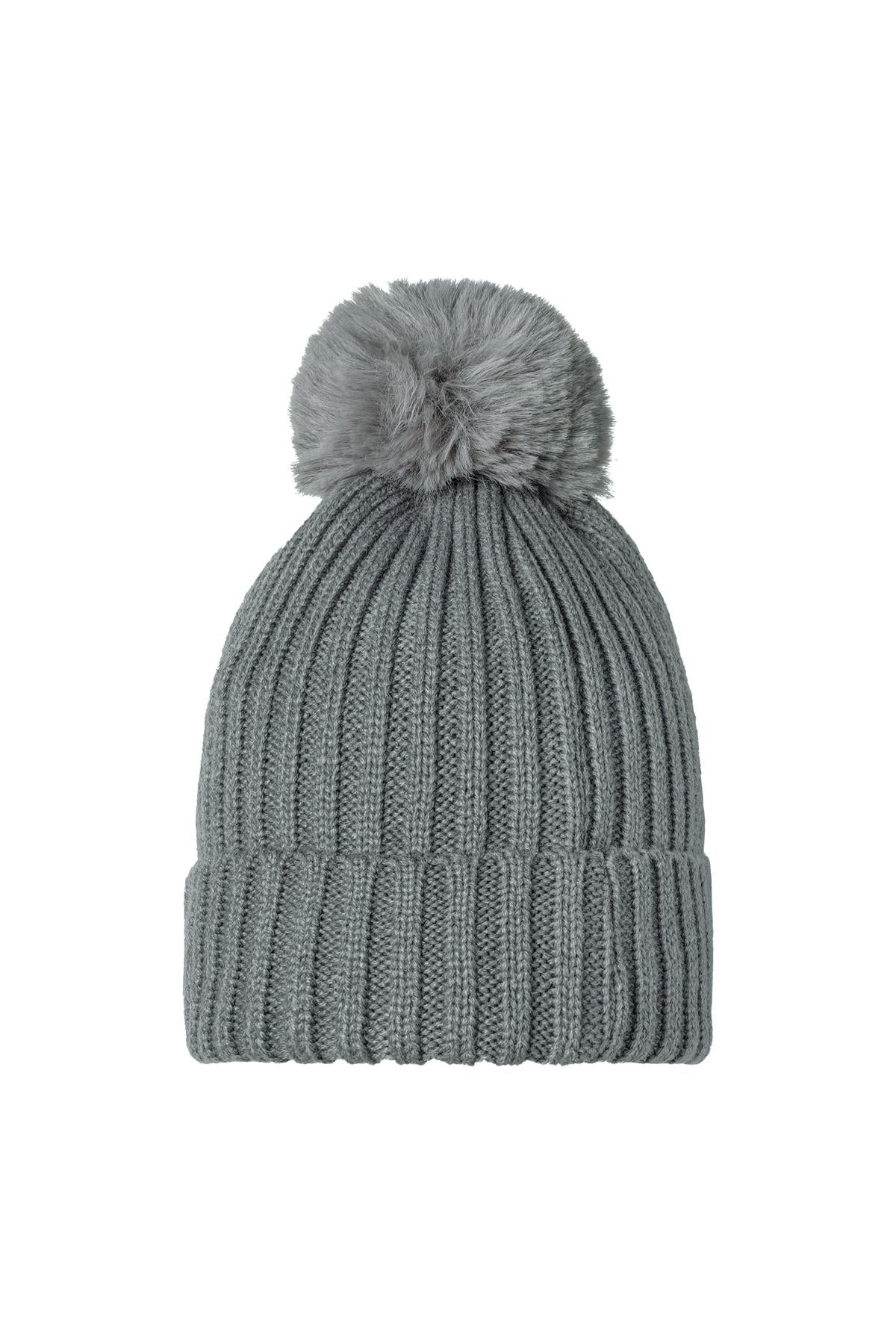 Beanie Furry Pompon muts