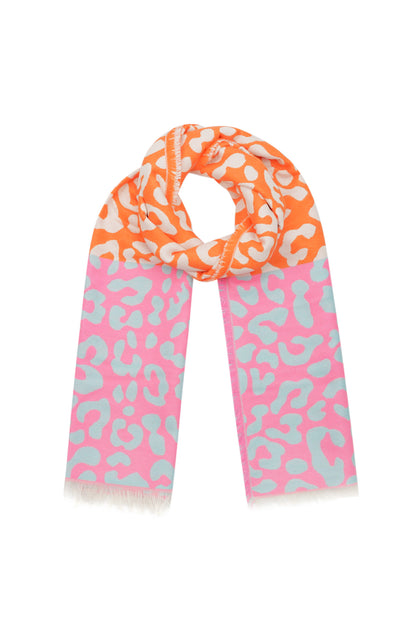 Winter scarf leopard lover