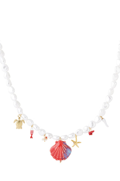 Artificial Pearl Beaded Necklaces Turtle Casual Holiday/Beach Simple Series Women's jewelry