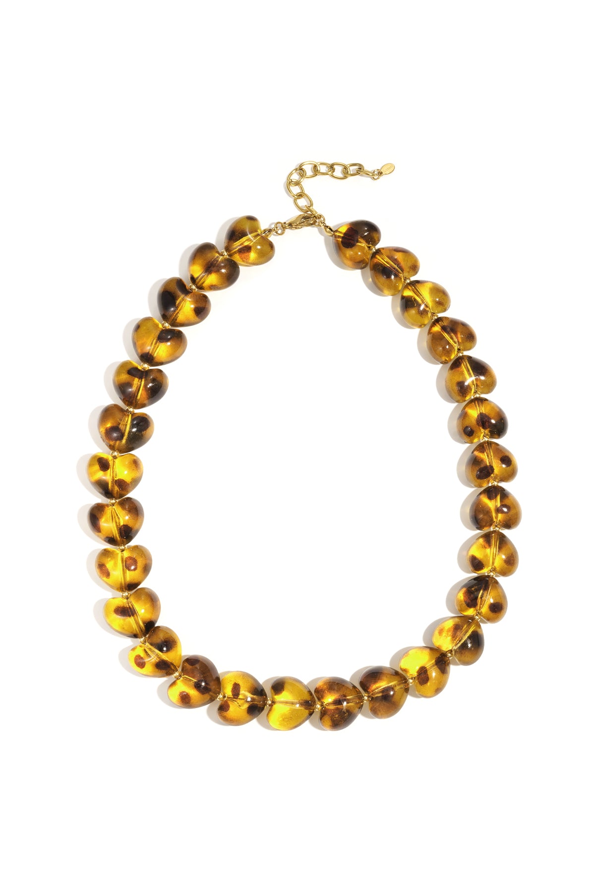 Ketting met panterprint kralen – retro