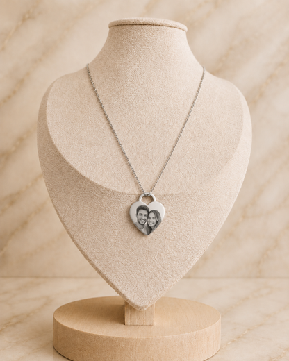 Minimalistische Ankerketting met Gepersonaliseerde Bedel