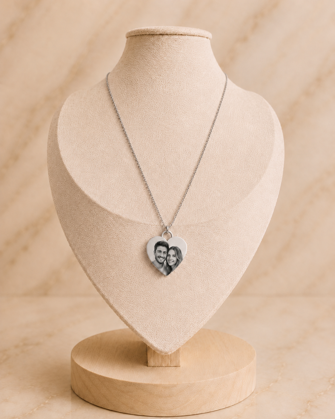 Minimalistische Ankerketting met Gepersonaliseerde Bedel