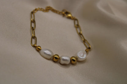 Unieke Esfari set – ketting en armband met handgemaakte zoetwaterparels