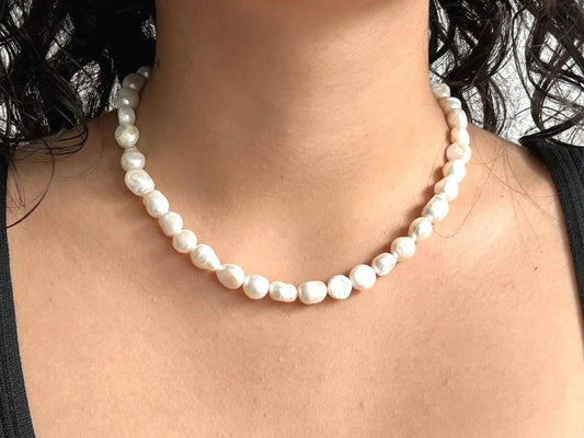 Parel Ketting - Elegante Sieraden met Zoetwaterparels 9-10mm
