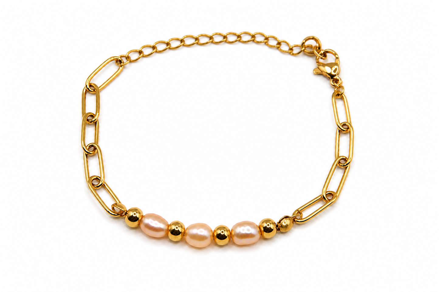 Roze Parel Armband