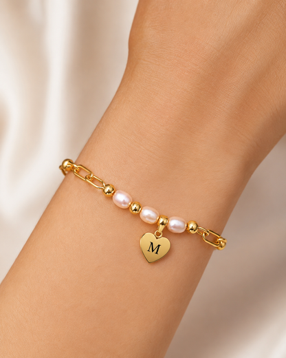 Roze Parel Armband