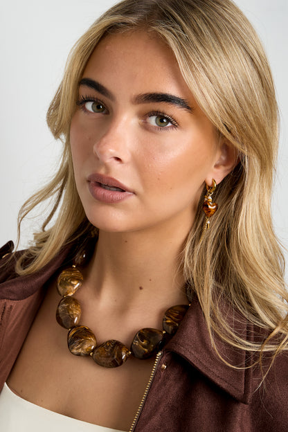 Acryl kralenketting – middellang