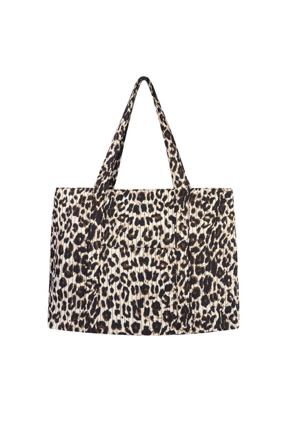 Shopper met luipaardprint – casual
