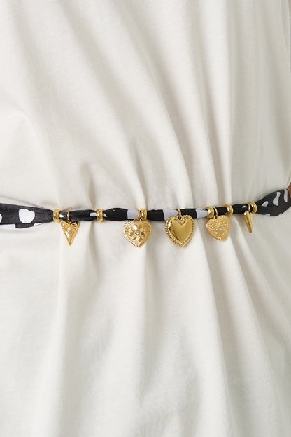 Stainless Steel Long Necklaces Heart Casual Daily Simple Series Women's jewelry