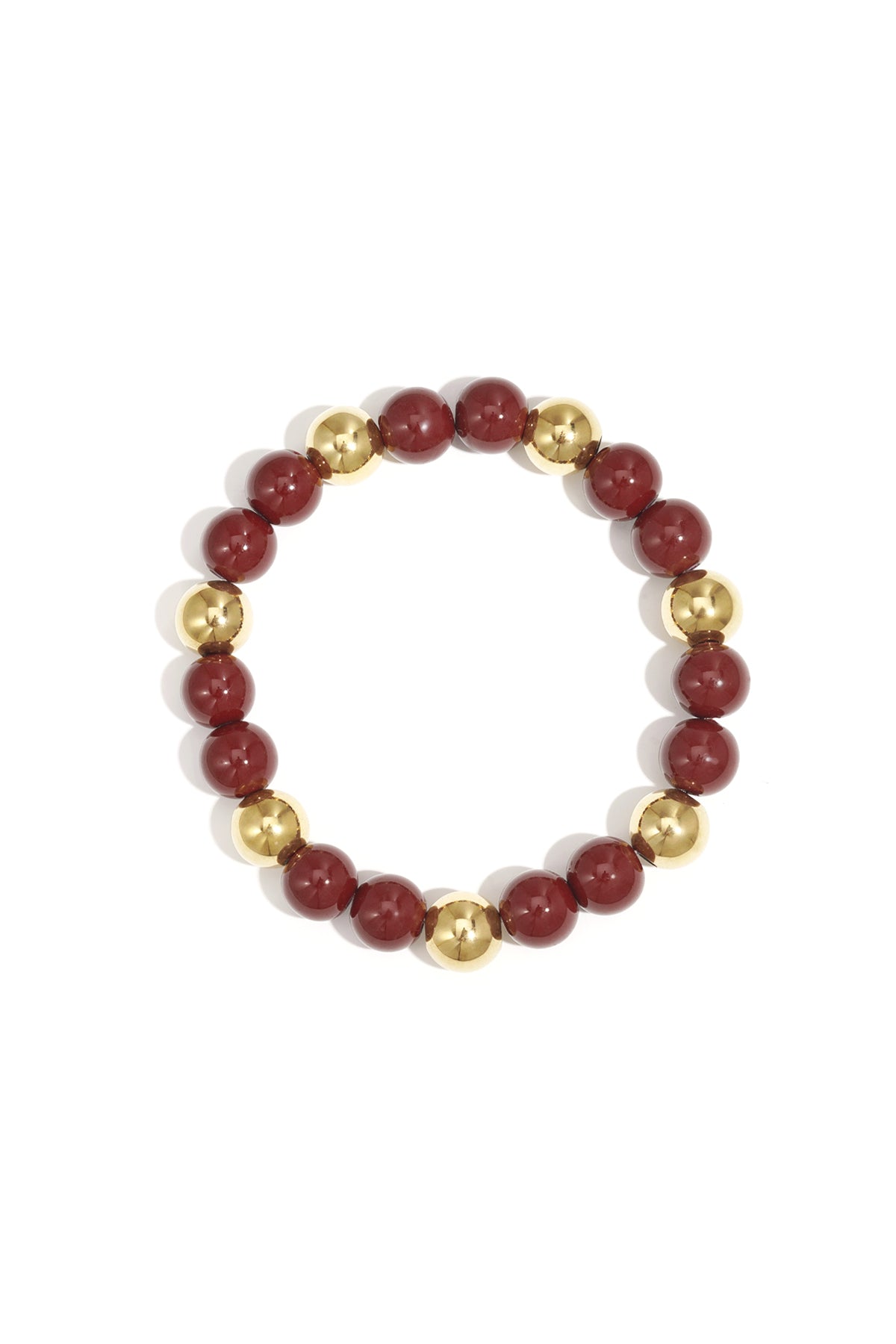 Armband met acrylkralen – 10 mm