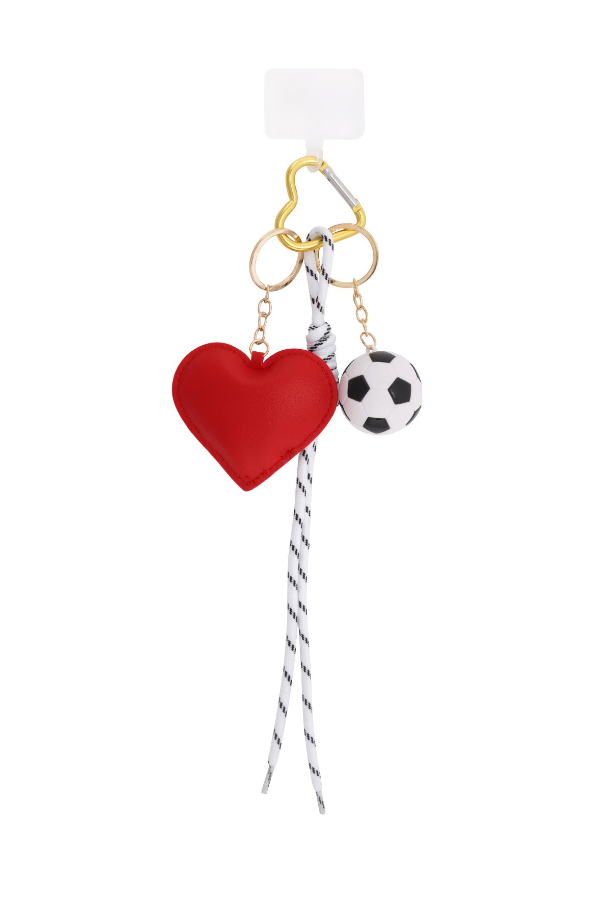 Football love Bag Charm