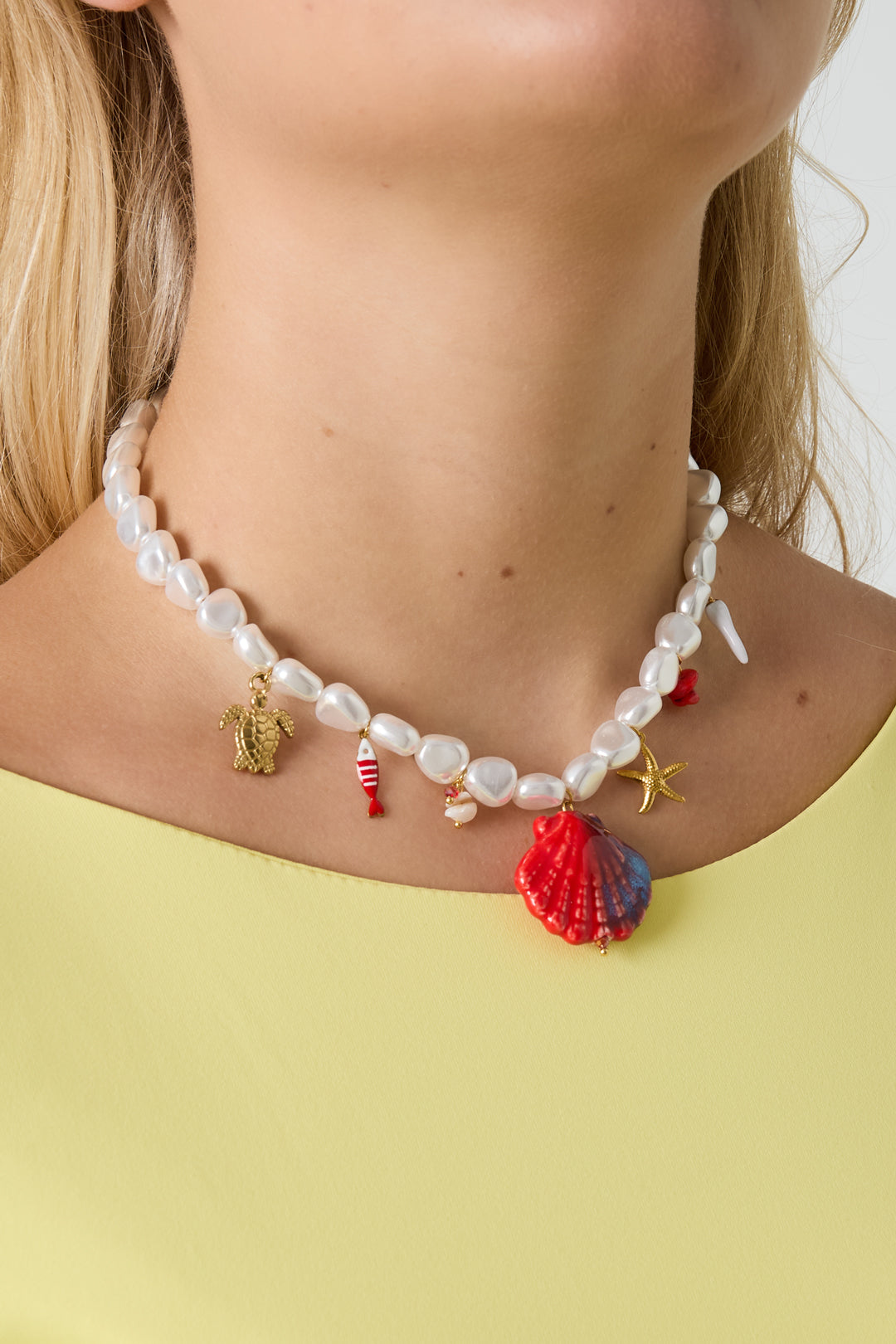 Artificial Pearl Beaded Necklaces Turtle Casual Holiday/Beach Simple Series Women's jewelry