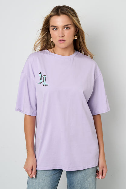 Cotton Knitted Women's T-shirt Casual Cartoon