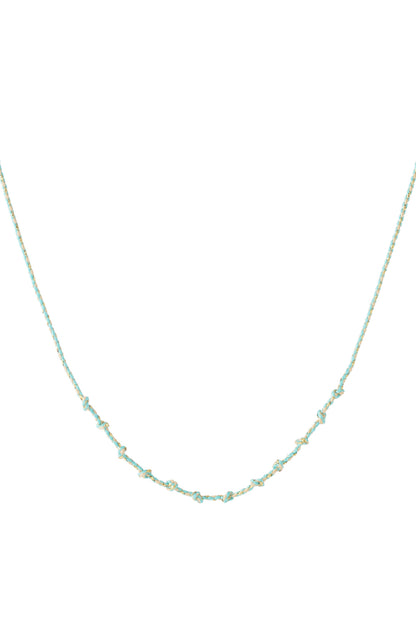 Korte katoenen ketting – multicolor