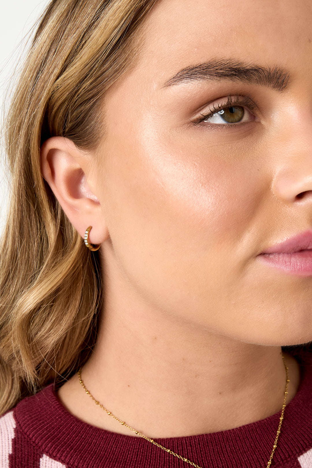 small earrings with stones