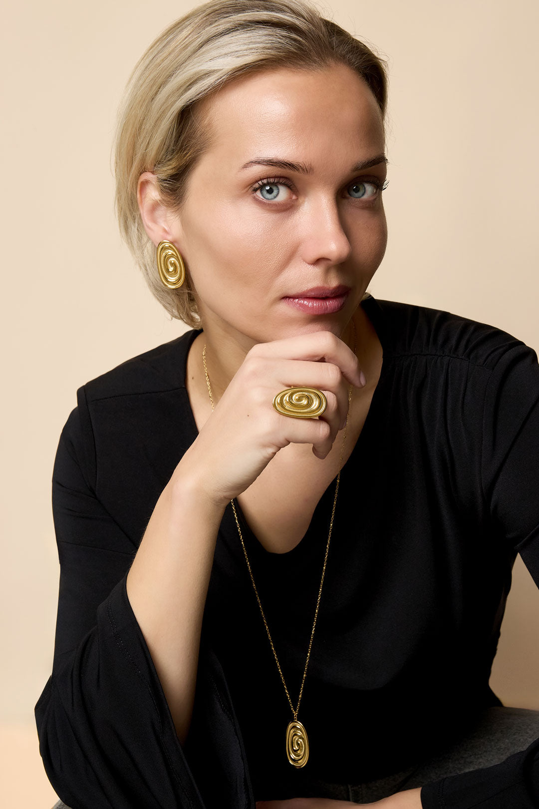 Stainless Steel Statement Rings irregular shape Casual Daily Simple Series Women's jewelry