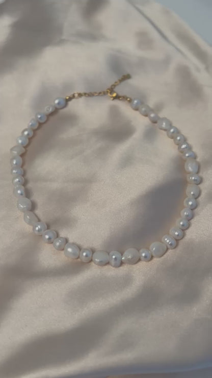 Parel Ketting - Elegante Sieraden met Zoetwaterparels 9-10mm
